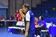 Gua Julio Dominguez Entrenador De Guatemala Celebra