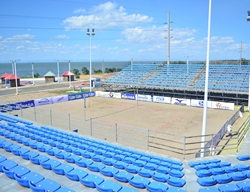 Gran rivalidad en el Centroamericano Sub-21 de Voleibol de Playa