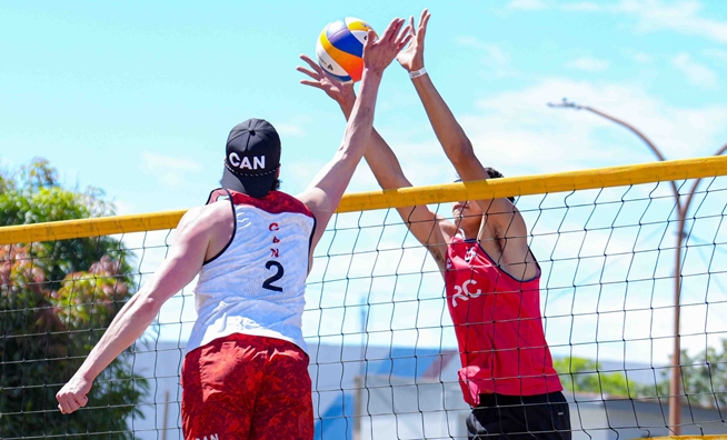 Siete duplas dominan la jornada inaugural masculina de la Primera Parada del Tour NORCECA