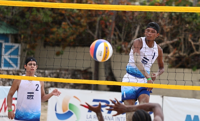 Nicaragüenses Barrios/Kempf sin derrotas en Clasificatorio U18