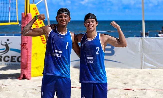 Pareja nicaragüense se clasifica para el Campeonato Mundial U18 de Voleibol de Playa