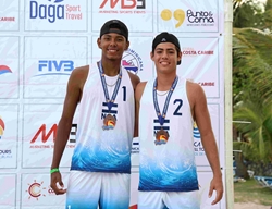Barrios y Kempf de Nicaragua se quedan con el Bronce en el Clasificatorio NORCECA U18