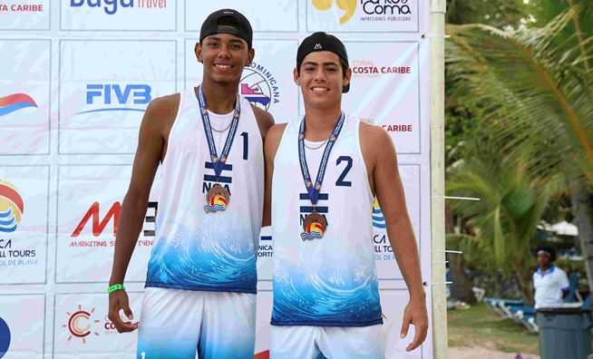 Barrios y Kempf de Nicaragua se quedan con el Bronce en el Clasificatorio NORCECA U18