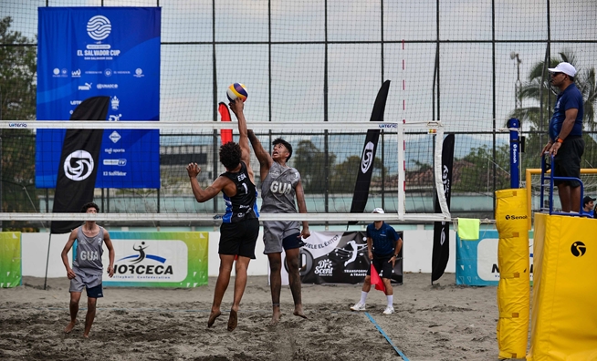 Con buen nivel primera jornada del III Centroamericano Sub-17 de Voleibol de Playa