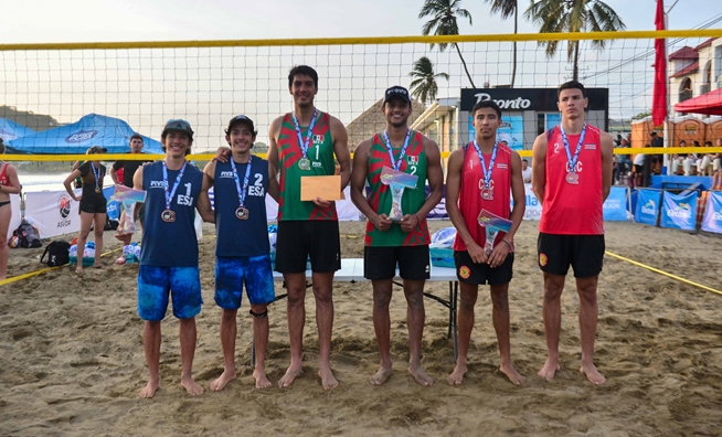 Costa Rica Plata y El Salvador Bronce en el Tour NORCECA Masculino