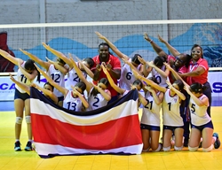 Costa Rica remonta dos sets para quedarse con el bronce del U17 de AFECAVOL