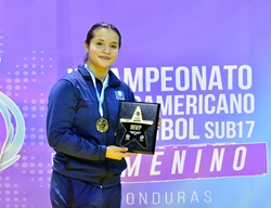 Kamila Morales es elegida MVP del Campeonato Centroamericano U17 de AFECAVOL