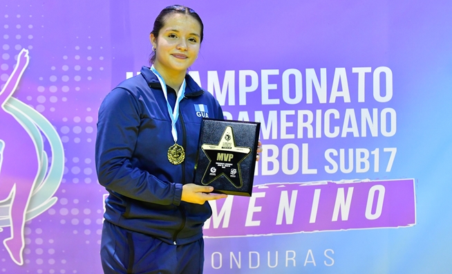 Kamila Morales es elegida MVP del Campeonato Centroamericano U17 de AFECAVOL