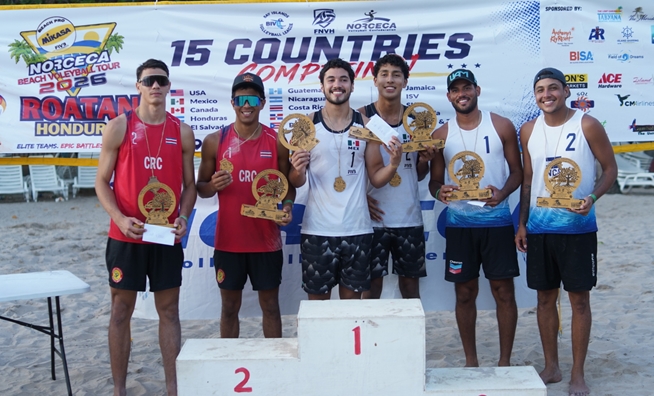 Lares/Carlos Andrés suman cuarto título consecutivo en el Tour NORCECA 2026