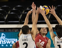 República Dominicana celebra su primera victoria al vencer a Guatemala en el Campeonato NORCECA