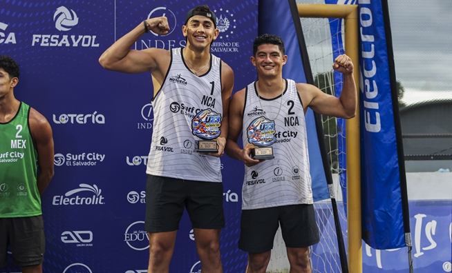 Nicaragüenses conquistan el Bronce del Tour NORCECA Sub-23 de Playa