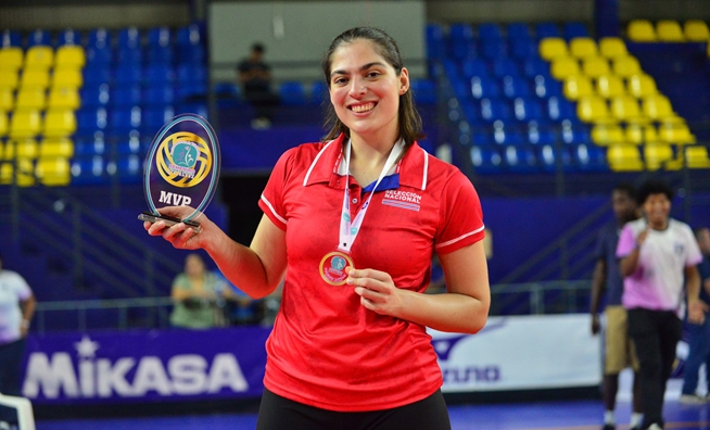 Tatiana Sayles Jugadoras Más Valiosa del Final Four Femenino de AFECAVOL